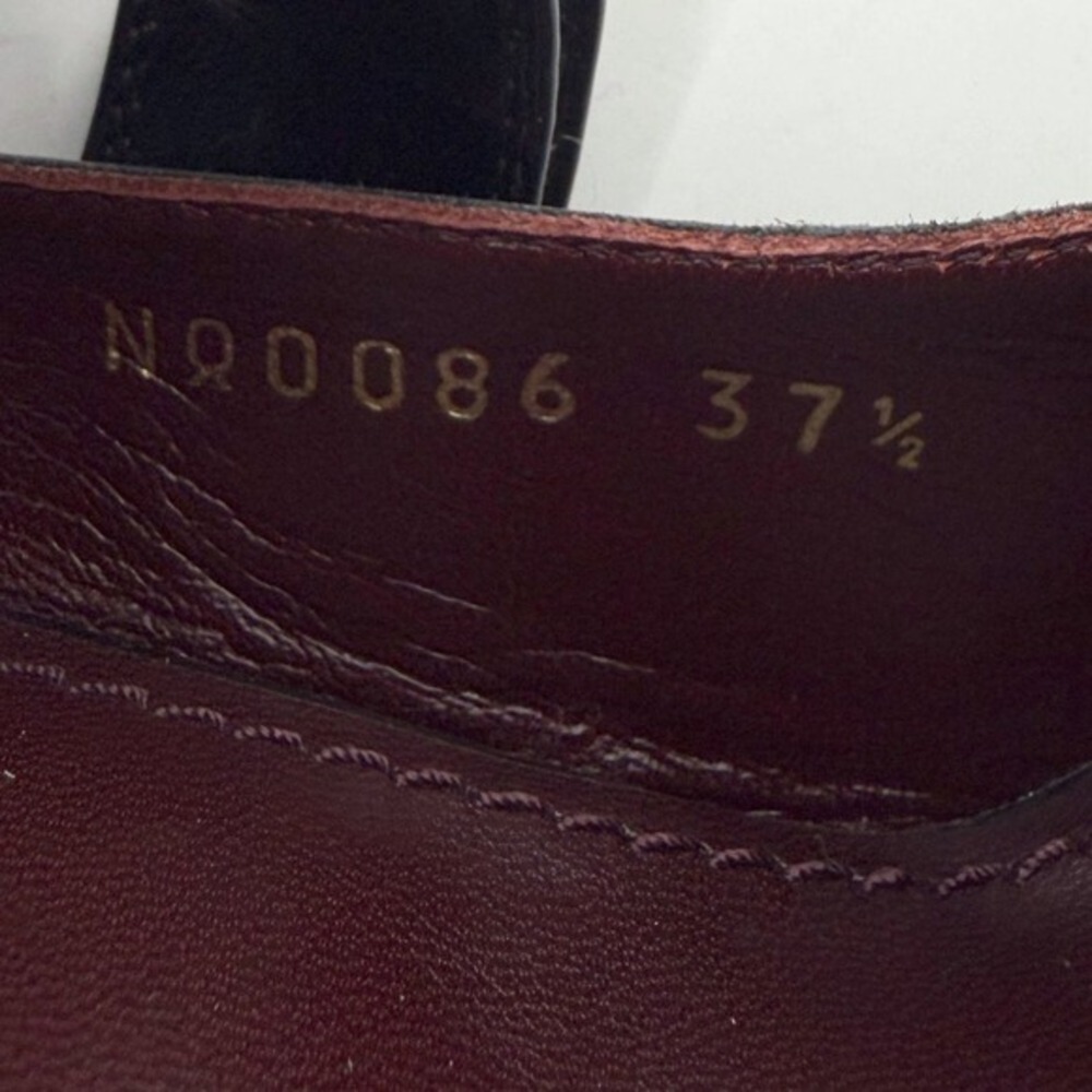 Louis Vuitton Black Leather Platform Heels Sandals EU 38.5‎ - Picture 8 of 10